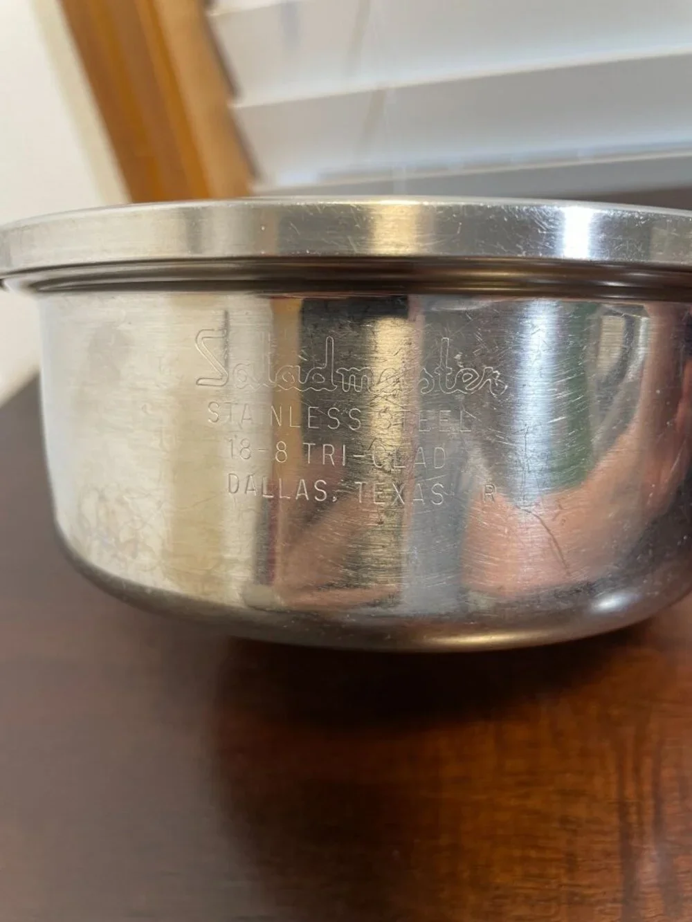 Vintage Saladmaster 18-8 Tri-Clad Stainless Steel 1-Quart Saucepan USA - No Lid